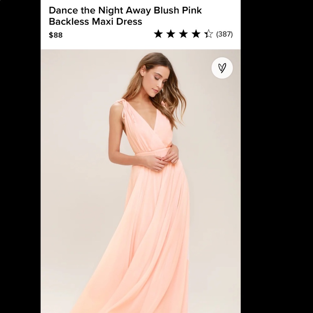 Lulu’s Bridemaid’s Dress - Blush